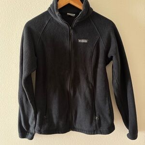 Columbia Black Full-Zip Fleece Jacket
